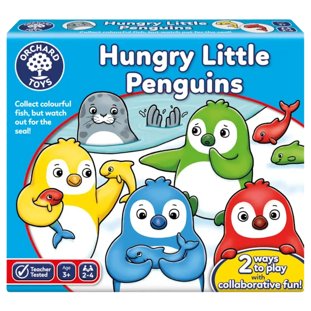 Hungry little penguins