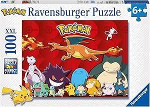Rompecabezas Pokemon Rojo 100XXL