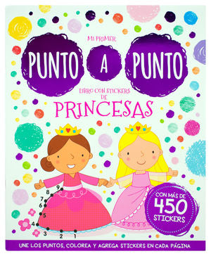 Punto a punto. Libro con stickers De Princesas