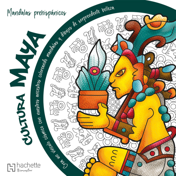 Arte prehispánico para colorear, Maya