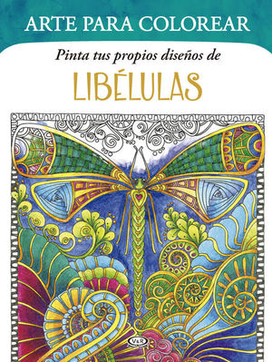 Arte para colorear libélulas