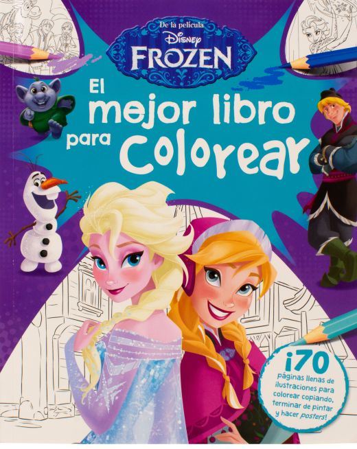 El mejor libro para colorear: Frozen