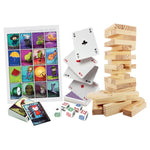 Juegos clásicos Lotería, Póker y Torre de madera